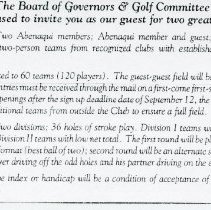 Bavicchi Ephemera Collection, September-October, 1997.