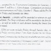 Bavicchi Ephemera Collection, September-October, 1997.