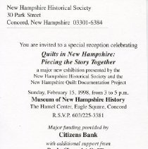 Bavicchi Ephemera Collection, January-February, 1998.