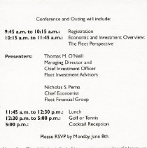 Bavicchi Ephemera Collection, May - June, 1998.