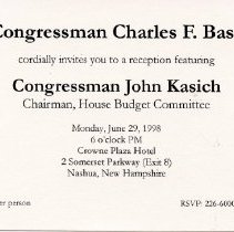 Bavicchi Ephemera Collection, May - June, 1998.