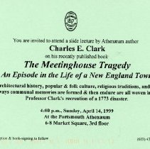 Bavicchi Ephemera Collection, March-April, 1999.