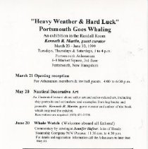 Bavicchi Ephemera Collection, March-April, 1999.