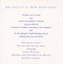 Bavicchi Ephemera Collection, March-April, 1999.