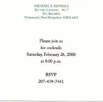 Bavicchi Ephemera Collection, January-February, 2000