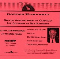 Bavicchi Ephemera Collection,  May-June, 2000