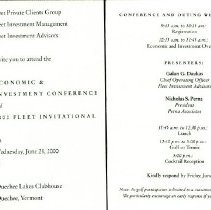 Bavicchi Ephemera Collection,  May-June, 2000