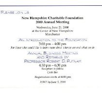 Bavicchi Ephemera Collection,  May-June, 2000