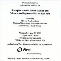 Bavicchi Ephemera Collection,  May-June, 2000