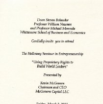 Bavicchi Ephemera Collection,  March-April, 2001