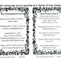 Bavicchi Ephemera Collection,  March-April, 2001