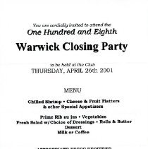 Bavicchi Ephemera Collection,  March-April, 2001