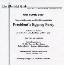 Bavicchi Ephemera Collection, November-December, 2001