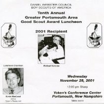 Bavicchi Ephemera Collection, November-December, 2001