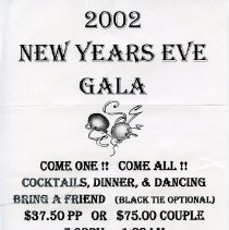 Bavicchi Ephemera Collection, November-December, 2001