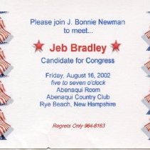 Bavicchi Ephemera Collection, July - August, 2002.