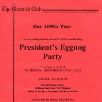 Bavicchi Ephemera Collection, November - December, 2002.