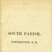 Acts of Incorporation and By-Laws of the South Parish in Portsmouth, NH