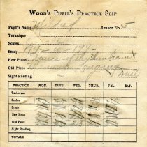 Mildred Peterson scrapbook pertaining to Portsmouth High School (c. 1929)