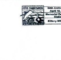 50th Anniversary Envelope , USS Thresher Memorial Dedication Station