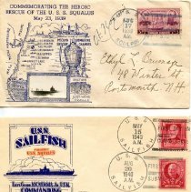 Envelopes for submarine launchings, etc. PNSY.