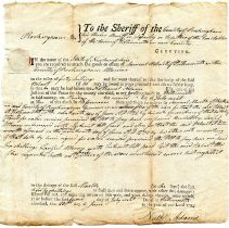 Samuel Marble and Samuel Hobart Summons