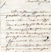 Adam Babcock to John Langdon.