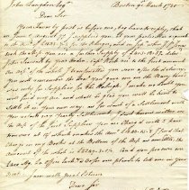 John Bradford to John Langdon