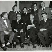 New Hampshire Trades Unions Representatives with Sen. Styles Bridges