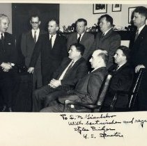 New Hampshire Trades Unions Representatives with Sen. Styles Bridges