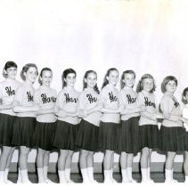 Haven School Cheerleaders, 1957