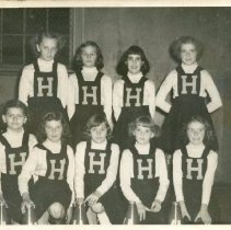 Haven School Cheerleaders, 1950