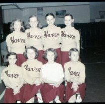 Haven School Cheerleaders, 2/2/1958