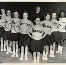 Haven Schol Cheerleaders, 1958.