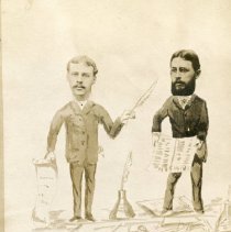 Barrett Wendell and Joshua Stetson Cartoon