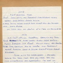 Haven Athletic Committee Album, Page Three