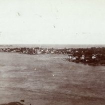 View of New Castle from Portsmouth Naval Shipyard Prison