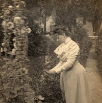 Unidentified Woman in a Garden