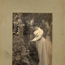 Unidentified Woman in a Garden