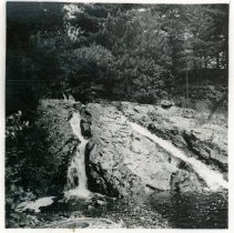 Webhannet River Falling over Quartzite Ledge