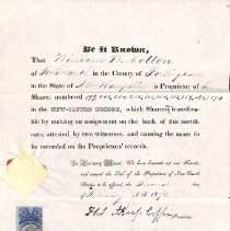 New Castle Bridge Papers, 1821-1888