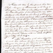 New Castle Bridge Papers, 1821-1888