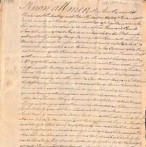 Samuel Penhallow Deed, 1779