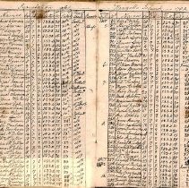 Henzell's Island Inoculation Ledger, 1782