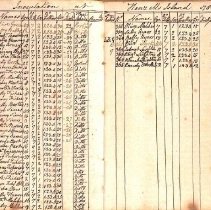 Henzell's Island Inoculation Ledger, 1782