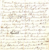 Edward Sise Privateer Deposition, 1797