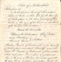 Abraham Wendell versus George W. Wendell judgment, 1821