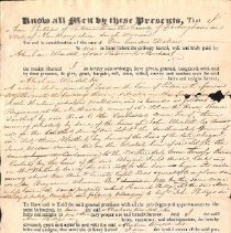 Abraham Wendell Land Deed, 1835