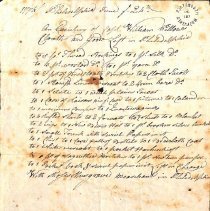 Pillow family papers, 1774-1799