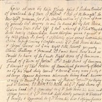 Peirce Deeds, 1715-1753